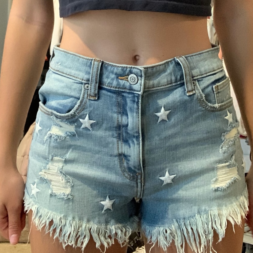 ❤️Jean Star Shorts